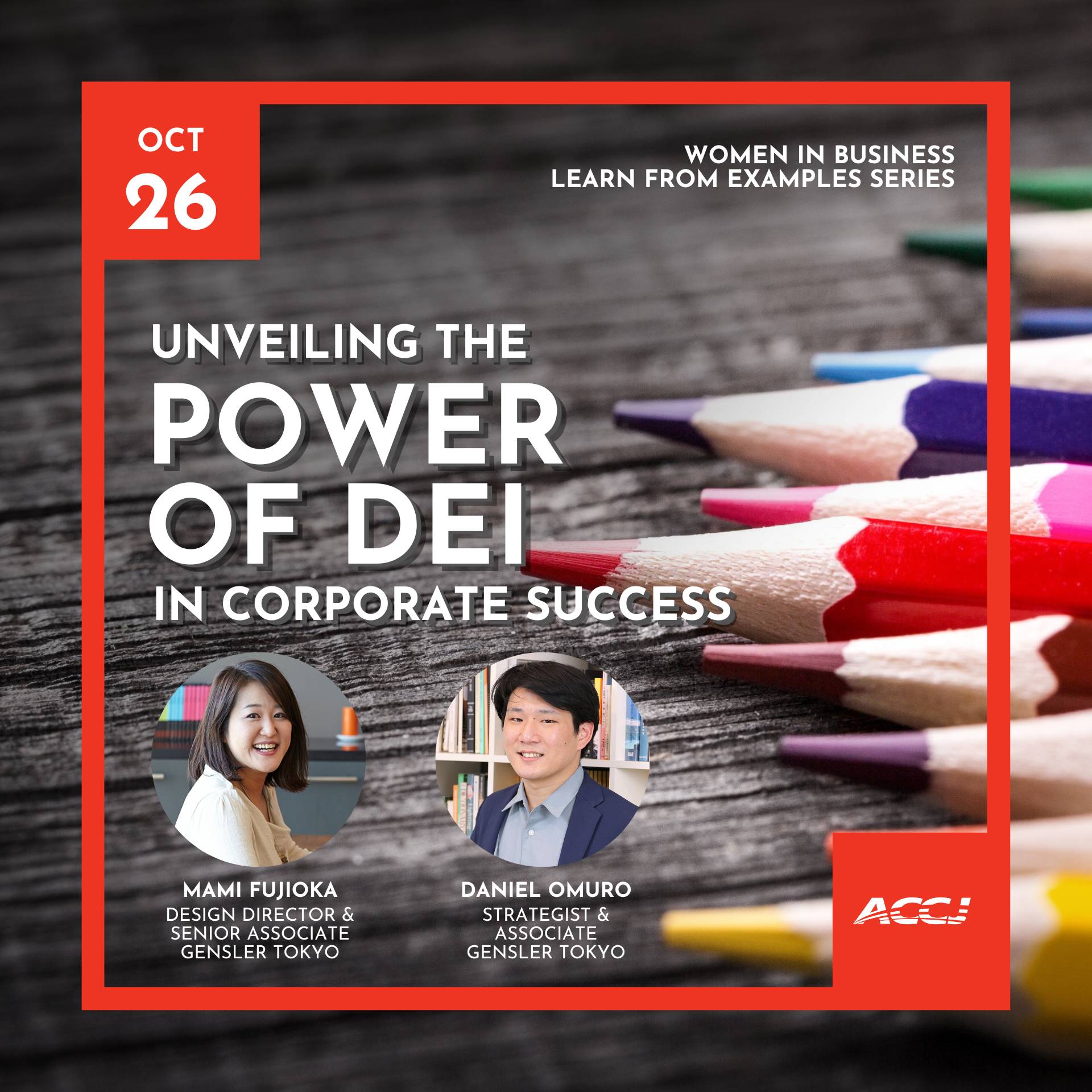 Unveiling the Power of DEI in Corporate Success @Gensler (Thu, 26-Oct-2023)