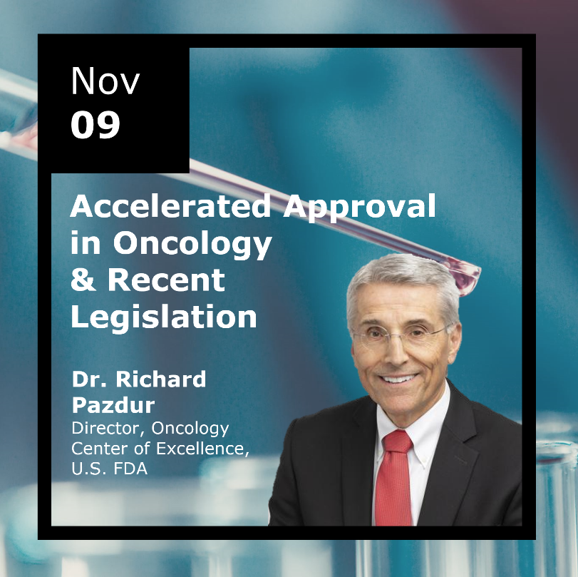 Special Program with the FDA: Accelerated Approval in Oncology and Recent Legislation (Thu, 9-Nov-2023)