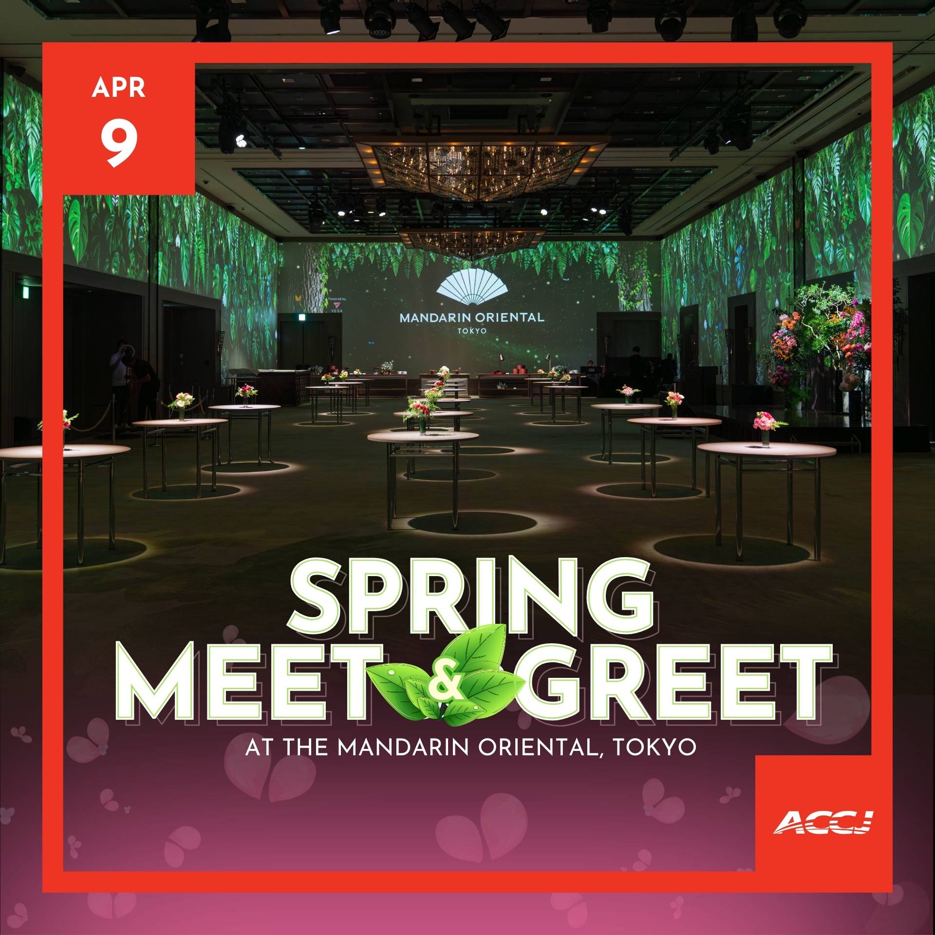 Spring Meet & Greet at the Mandarin Oriental, Tokyo (Thu, 09-Apr-2026)